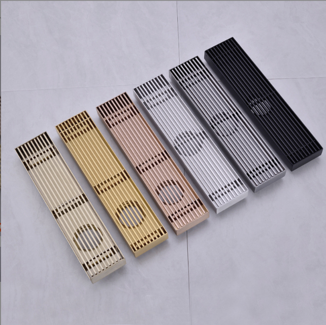 Square Taizhou Floor Drain with 68x300mm Outer Diameter and Stainless Steel Strainer