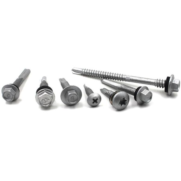 ZINC Finish Hexagon Head Self-drilling Screw with Flange and ISO9001 2015