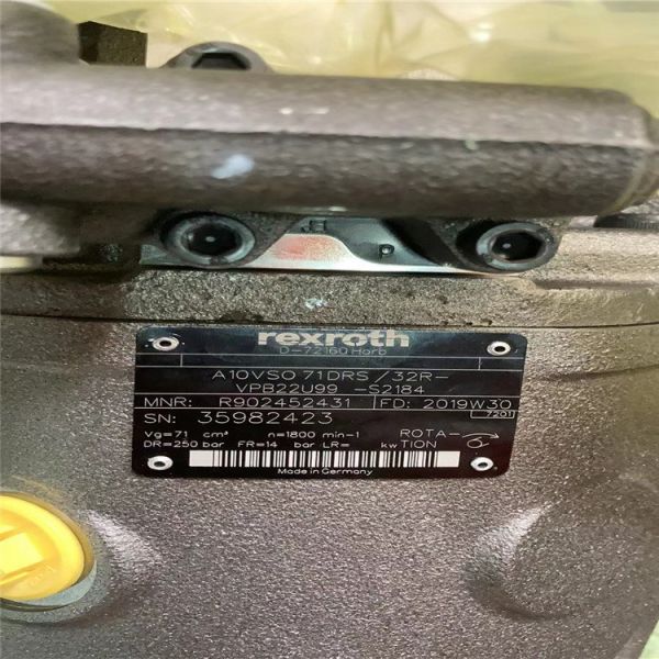 A10V028DFR1/31R-PSC62N00 A10VSO28DR/31L/PPA12G20+1PF2G2 German Rexroth Plunger Pump Original Hydraulic Pump