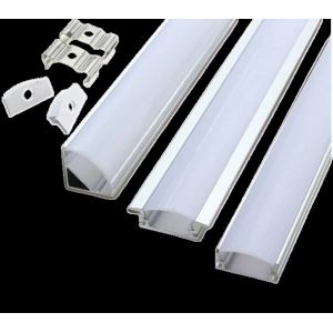 LED Corner Aluminium Profile Lights Cabinet Lamp Led Strip Light Channel