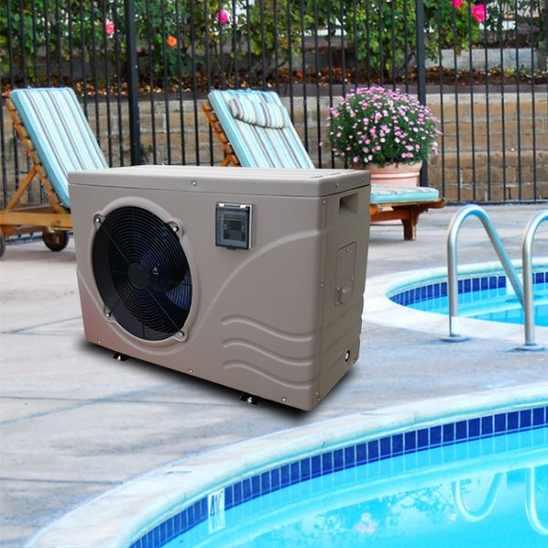 220V 10KW Swimming Pool Air Source Heat Pump Water Heater Low Noise