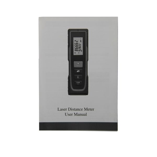 Grey Digital Laser Distance Meter , Precision Laser Distance Measurement Display