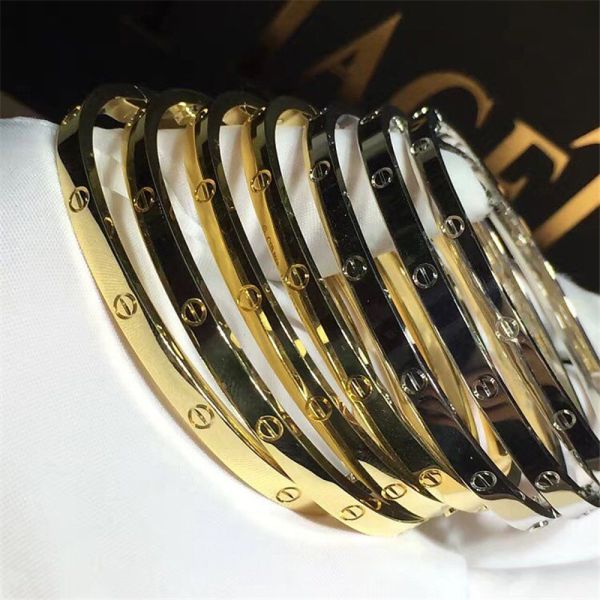 C love bracelet 18k gold white gold yellow gold rose gold diamond bracelet Jewelry factory in Shenzhen, China