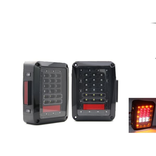 Buy DC12V CE IP 68 Convertible Color Wrangler LED Tail Lights Brake /  Reverse Light Red / Yellow / White at wholesale prices