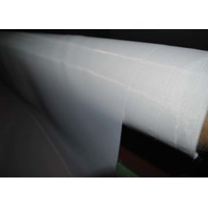 China Low Elasticity PET Silk Screen Mesh Roll With White Monofilament Polyester on sale China Low Elasticity PET Silk Screen Mesh Roll With White Monofilament Polyester on sale