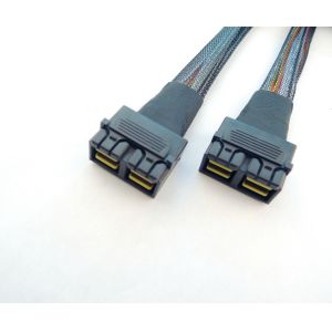 RoHS CE Dual Port Density 30AWG Internal SAS Cable