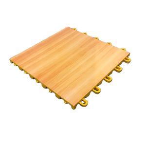 Imitation wood grain indoor pp tiles for indoor basketball court real wood look