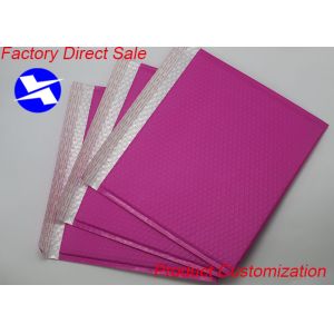 Quality Light Weight Bubble Shipping Envelopes , Red Colored Poly Mailers 6*9&quot; Inches for sale