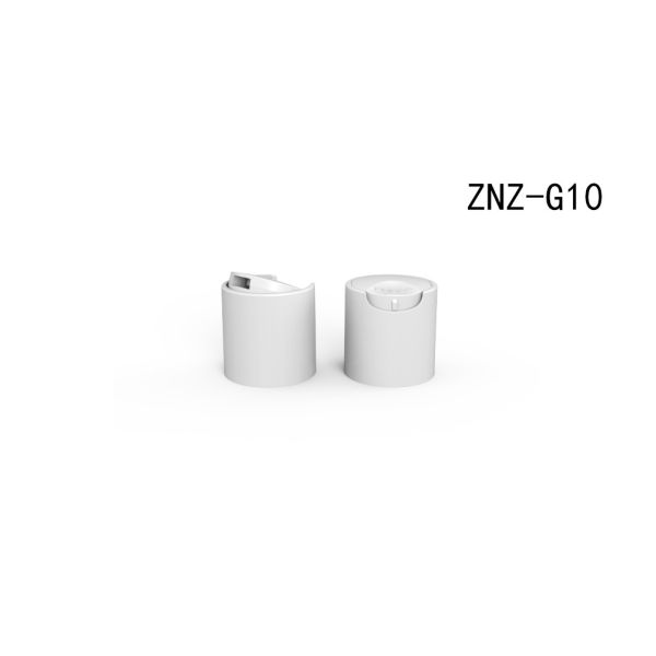 Buy White Polypropylene PP Disc Top Cap 24/410 Smooth Surface at wholesale prices