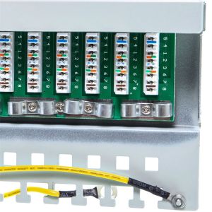 OEM Welcome 1U 8 Ports Cat.6A Cat.6 Cat5e Wall Mount Patch Panel for Ethernet 19