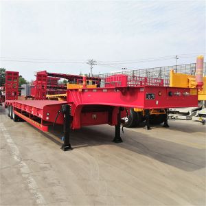 Customizable 12R22.5 Type Tires 3-Axle 12-Tire Low Bed Semi-Trailer with JOST 2