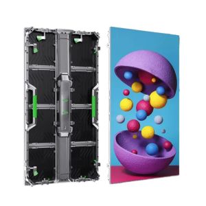 500x1000mm P2.6mm Outdoor Rental LED Screen 3840Hz With Removable Power Card Box