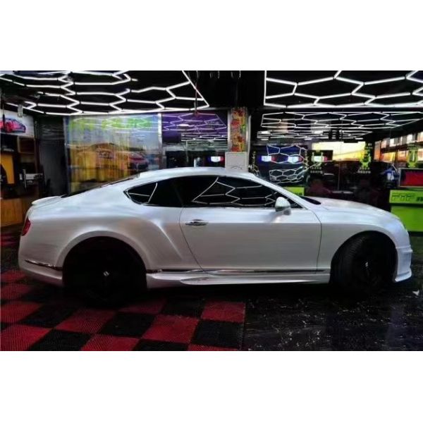 ODM White Bentley Continental Gt Body Kit WD Style Car Skirt Spoiler Body Kit