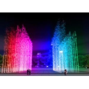 Amazing Underground Water Fountain , Light And Music Fountain Construction