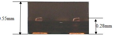 TRI-COLOR 0404 SMD LED,1.0X1.0X0.55MM, SUPER BRIGHT LED,LOW POWER LED,20MA CURRENT,LOW VOLTAGE