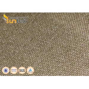 800C Vermiculite Coated High Temperature Fiberglass Cloth Heavy Duty Welding