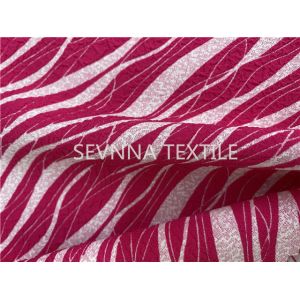 Pink Zebra Printing Superfine Fiber Yoga Wear Fabric Plain Dyed