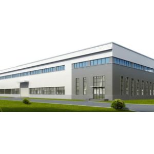 Commercial Prefabricated Office Building Lightweight Steel Portal Frame Q355B