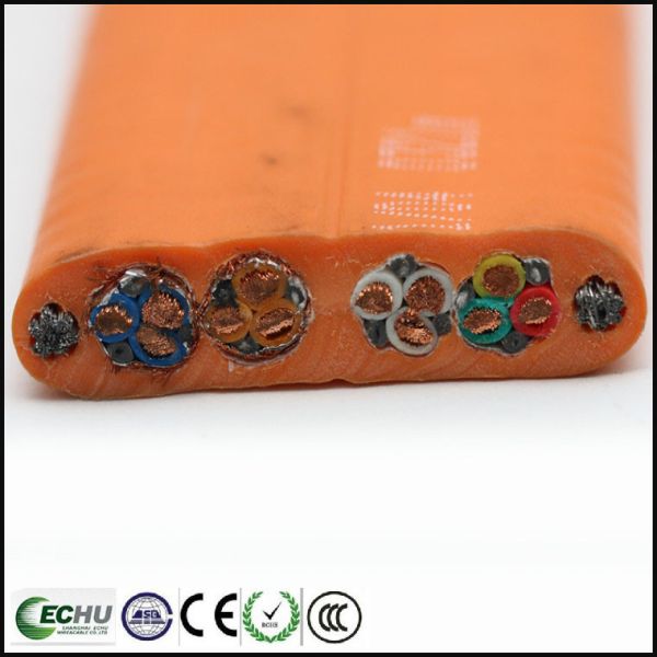 Buy Flat Travel Elevator Cable with Video/CCTV Cable at wholesale prices
