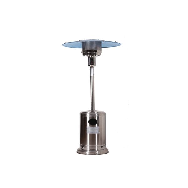 220 cm H StainlessSteel Silver Gas Flexible Column Patio Heater