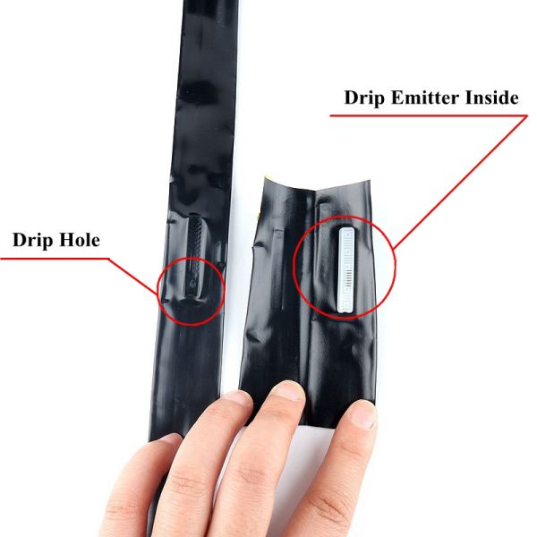 16mm Micro Irrigation Drip Tape Greenhouse Garden Watering Flow 1 - 4 L/H