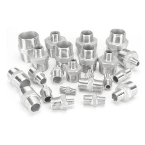 Sanitary 316 316L Stainless Steel Pipe Fittings 6000 PSI Hex Reducing Bushing
