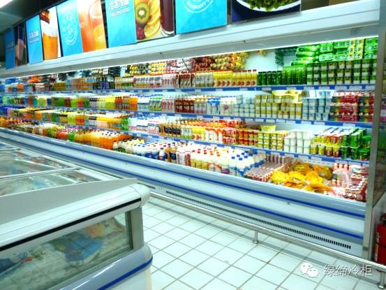 R22 Refrigerator Multideck Open Chiller With Customized Size / Vegetable Display Fridge