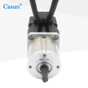 NEMA 14 Gear Box Stepping Motor With Encoder 0.18N.M 1.0A For PLC