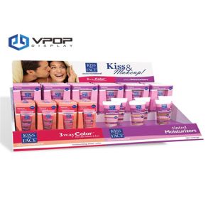 Double Wall Cardboard Tabletop Display Recyclable Lightweight For Cleansing Milk