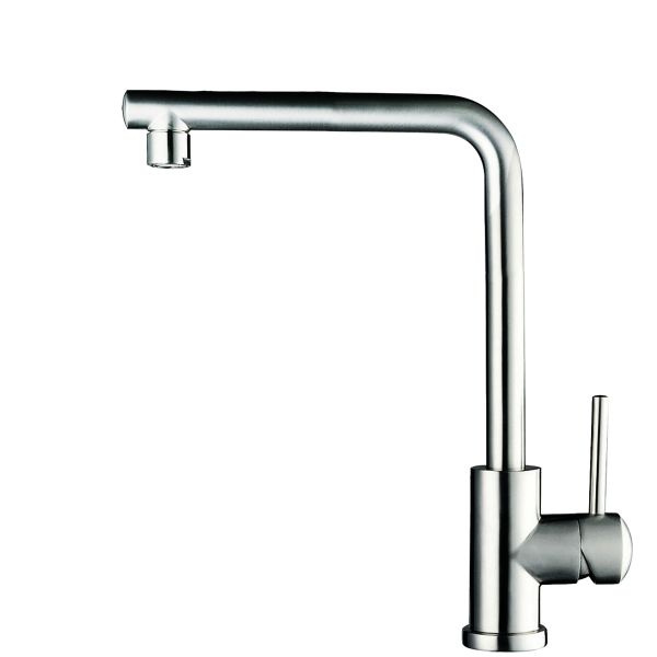 gooseneck Acciaio inossidabile kitchen sink mixer lead free cucina rubinetto tap steel faucet for kitchen sink