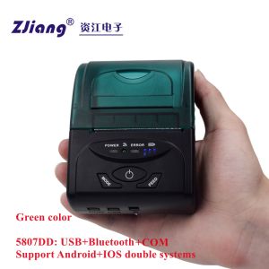 58mm Wireless Portable Printers Thermal Printer Bluetooth Mini For QR Code