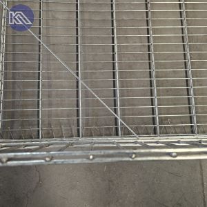 50x100mm Galvanized Welded Gabion Rock Box Mesh For Flood Control Retaining Wall