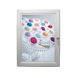 Custom Print Lockable Poster Display Frames , Various Size Aluminium Snap Frames