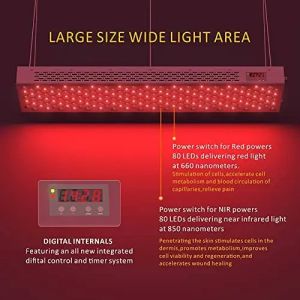 Convenient Body Care 1000W Red Light Therapy Panel 50Hz-60Hz Frequency Range