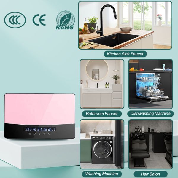 Modern 3 Phase Water Heater Shower House Tankless Water Heater 8500W