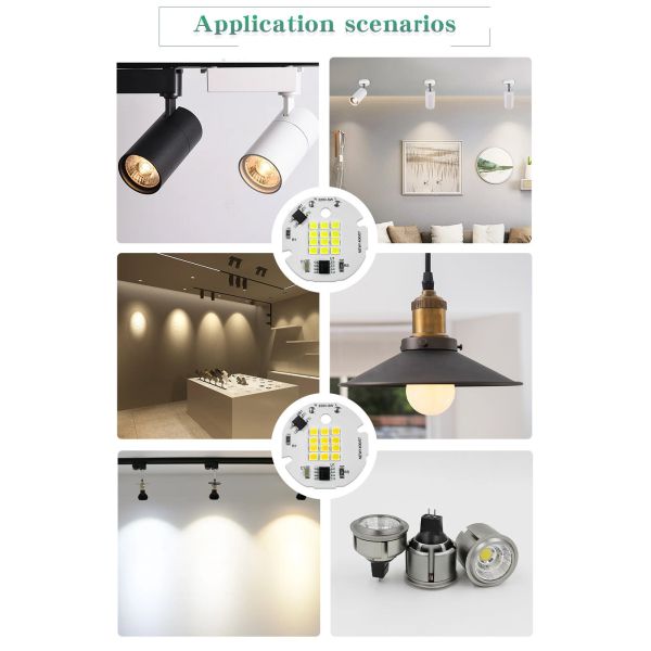 No Flicker Cob Chip On Board AC 220V 6000K Cob Led Driver Ic