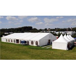 Waterproof Coated PVC Tent Tarpaulin For Camping , Outdoor Trade Show