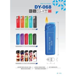 Children Resistance Refillable Electronic Lighter with Sticker Customization