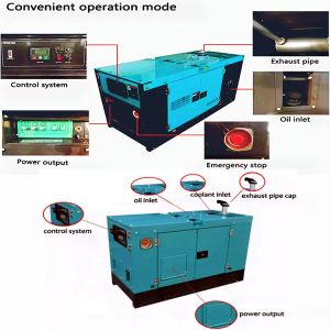 50HZ Heavy Duty Silent Diesel Generator 640kw/800kva Generator For Manufacturing