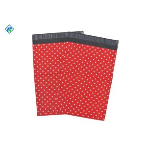 Wateroof high quality 8x10'' self adhesive custom printed red color poly mailers