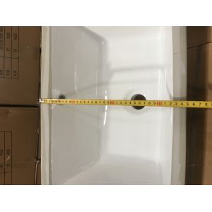 Smooth Polished Surface Undermount Wash Basin Rectangular Shape