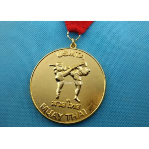 Gymnastics Metal Die Cast Medals , Zinc Alloy Custom Gold Medals