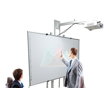 Infrared Finger Interactive Electronic Whiteboard 82 Inch Electronic Smart