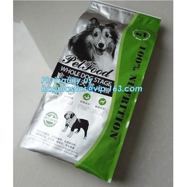 Buy Slider Zipper Large Plastic Animal Pet Food Packaging Bag With Print, side gusset slider 15 kg pet food bag with slider at wholesale prices