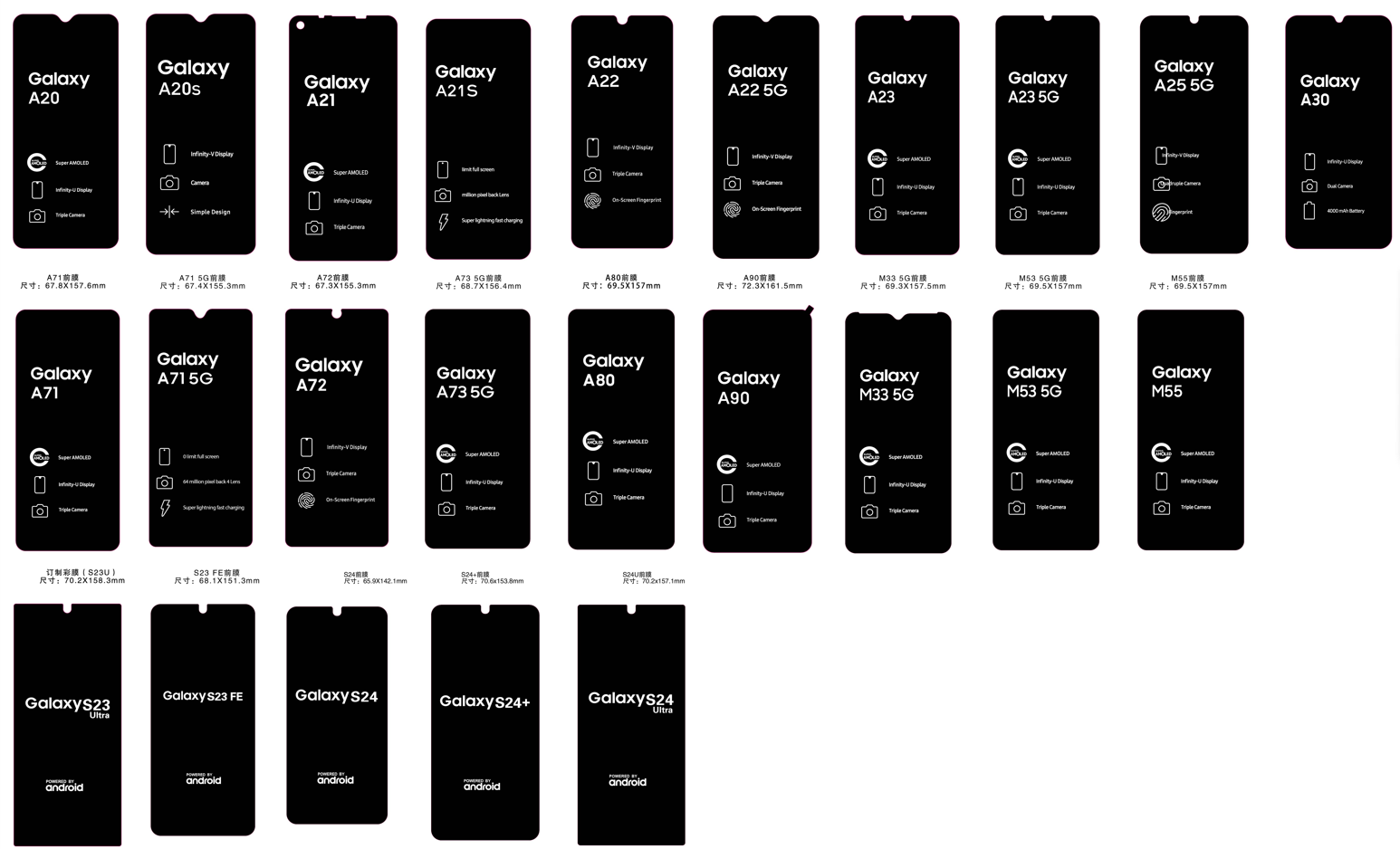 Factory Mobile Phone Protector Screen Film Sticker Seal Paper for IPhone XR-17 Pro Max