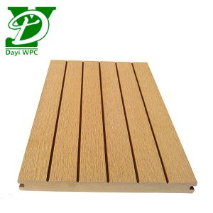 Waterproof Wood Grain Hollow Wood Plastic Composite Decking
