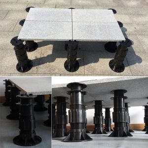 Adjustable Plastic Pedestal for Outdoor Deck Ceramic Tiles Flooring Joist