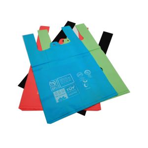 Singlet Shape 1 Mil Plastic Free Packaging Biodegradable Food Waste Bags