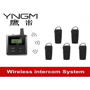 Black Ear Hanging Wireless Audio Guide Systems SOC Embedded Integrated