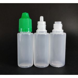 Liquid Dispensing Plastic Dropper Bottles with Smooth Surface